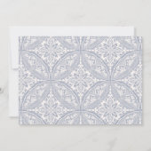 Nur Hochzeitsempfang von Boho Medallion Einladung (Rückseite)