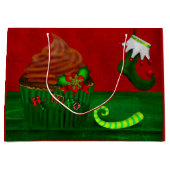 NUR Holiday Cupcake Whimsey WILY Große Geschenktüte (Vorderseite)