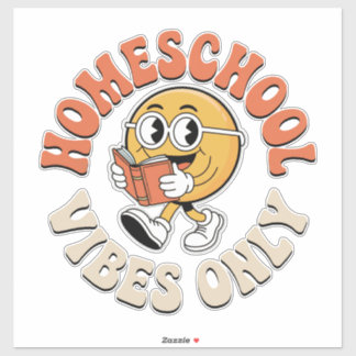 Nur Homeschool Vibes Aufkleber
