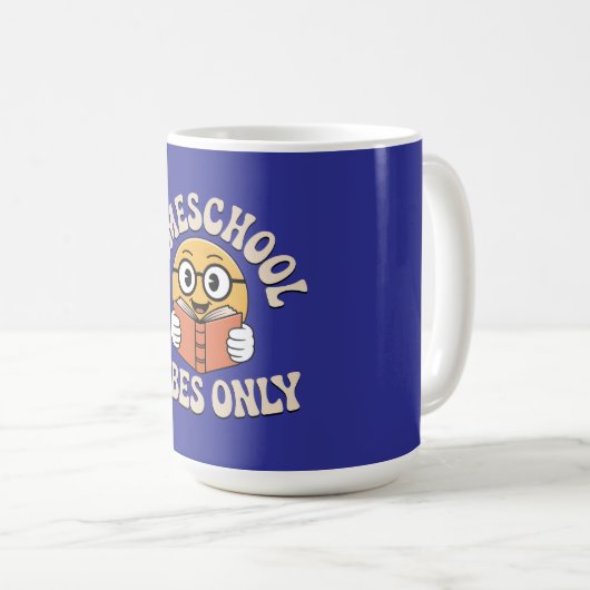 Nur Homeschool Vibes Kaffeetasse (VorderseiteRechts)