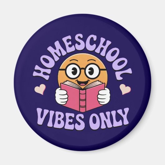 Nur Homeschool Vibes Magnet (Vorne)