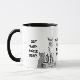 Nur Horrorfilme schauen, in denen der Hund überleb Tasse