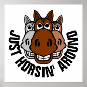 Nur Horsin, Pferd Poster (Vorne)