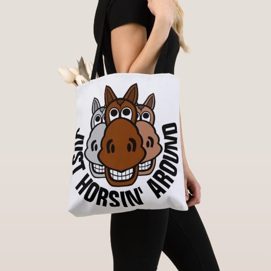 Nur Horsin, Pferd Tasche (Von Nahem)