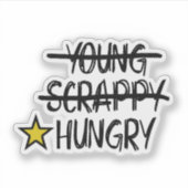 Nur Hungersticker Aufkleber (Vorderseite)