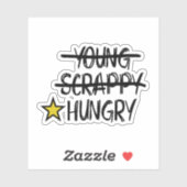 Nur Hungersticker Aufkleber (Blatt)