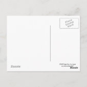 Nur ich Abstrakt Postkarte (Rückseite)