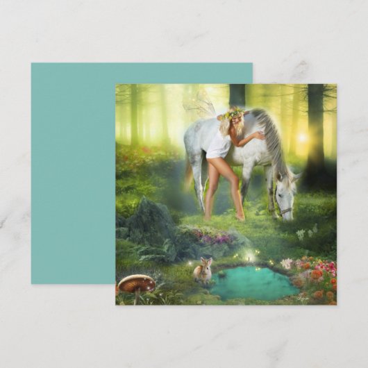 Nur ich und du sind mit Pferd angekommen (Vorne/Hinten)