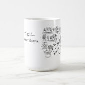 Nur ich und meine Pflanze Kaffeetasse (Mittel)