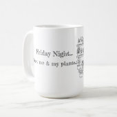 Nur ich und meine Pflanzen Kaffeetasse (Vorderseite Links)