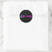 Nur Ihm Runder Aufkleber (Tasche)
