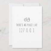 Nur im Silicon Valley Grußkarte: 127.0.0.1 Karte (Vorderseite)