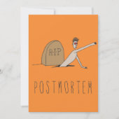 Nur im Silicon Valley Grußkarte: Postmortem Karte (Vorderseite)