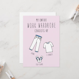 Nur im Silicon Valley Grußkarte: Wardrobe Karte