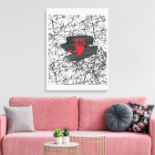 Nur im Vakuum des Universums Leinwanddruck (Insitu (Wohnzimmer))