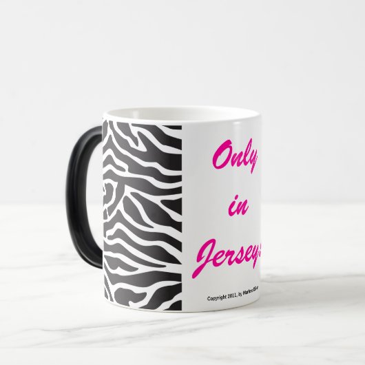 Nur in der Jersey-GetränkeTasse Verwandlungstasse (Vorderseite Links)