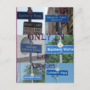 Nur in LA Postkarte