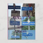 Nur in LA Postkarte (Vorderseite)