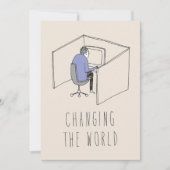 Nur in Silicon Valley Grußkarte: Die Welt Karte (Vorderseite)