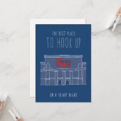 Nur in Silicon Valley Grußkarte: Freitagabend Karte (Vorderseite/Rückseite Beispiel)