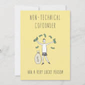 Nur in Silicon Valley Grußkarte: Mitbegründer Karte (Vorderseite)