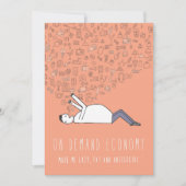 Nur in Silicon Valley Grußkarte: On Demand Karte (Vorderseite)