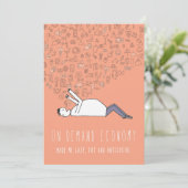 Nur in Silicon Valley Grußkarte: On Demand Karte (Stehend Vorderseite)