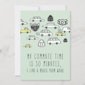Nur in Silicon Valley Grußkarte: Pendeln Karte (Vorderseite)