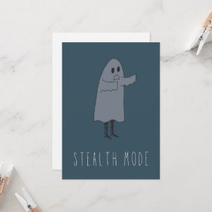 Nur in Silicon Valley Grußkarte: Stealth Karte