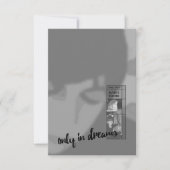 Nur in Träumen Beerdigung Einladungen (Vorderseite)