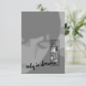 Nur in Träumen Beerdigung Einladungen (Stehend Vorderseite)