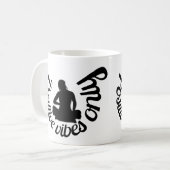 Nur inspirierendes Zitat mit positiven Ansichten Kaffeetasse (Vorderseite Links)