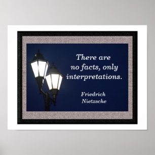 Nur Interpretationen - Art Print Poster