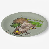 Nur Jagd mit Zoomobjektiv Pappteller (Schrägansicht)