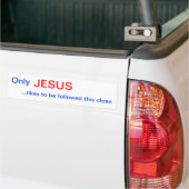 Nur JESUS Autoaufkleber (Auf Lkw)