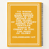 Nur Jesus kann uns Hoffnung Gebet Journal geben Notizblock (Rückseite)