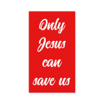 Nur Jesus kann uns retten Skript Evangeliums-Botsc