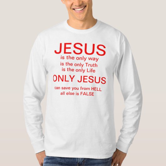 Nur Jesus T-Shirt (Vorderseite)