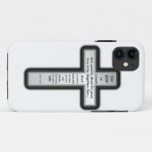 Nur John-3:16 Kreuz Case-Mate iPhone Hülle (Rückseite (Horizontal))