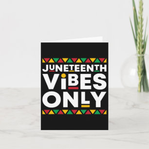 Nur Juneteenth-Stimmung Afroamerikanische Geschich Karte