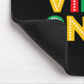 Nur Juneteenth Stimmung Feiern Sie schwarze Geschi Mousepad (Ecke)