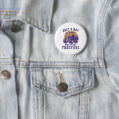Nur Junge, der Lieben Traktoren Farm Trucks Button (Beispiel)