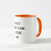 Nur Junge kann mich beurteilen Tasse (VorderseiteRechts)