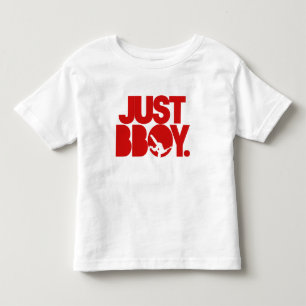 Nur Junge - rot Kleinkind T-shirt