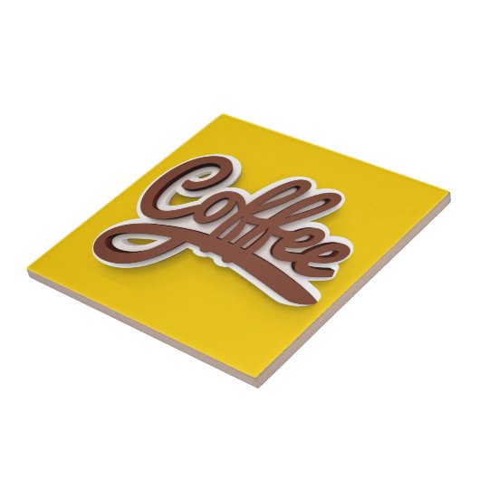 Nur Kaffee! ☕️ Fliese (Seite)