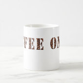 Nur Kaffee! Kaffeetasse (Mittel)