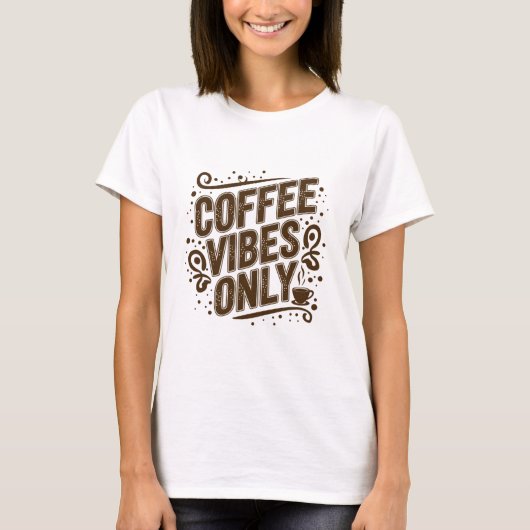 Nur Kaffeemaschinen T-Shirt (Vorderseite)