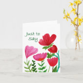 Nur Karte sagen (Gelbe Blume)