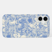 nur Kätzchen blau iPhone Hülle (Rückseite (Horizontal))