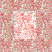 nur Kätzchen Korallenrosa Stoff (Kachel)